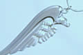 W11 Silver Feather Wing Necklace - £120