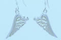 W2 Wings Silver Earrings on Fish-hooks - £65 pair