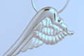W9 Silver Typhoon Wing Necklace - £100